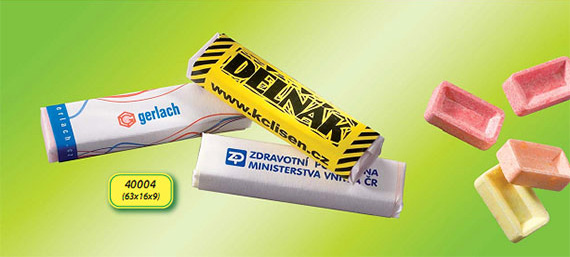 S Vaším logem na bonbónech